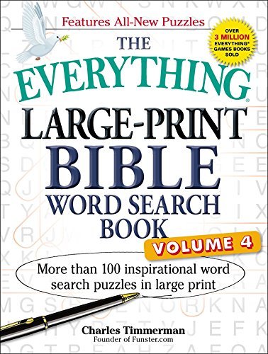Charles Timmerman/The Everything Large-Print Bible Word Search Book,@ More Than 100 Inspirational Word Search Puzzles i