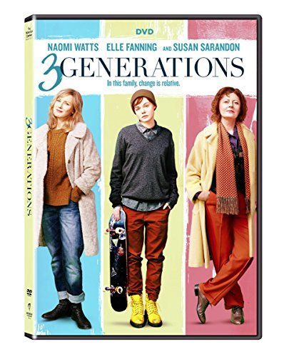 3 Generations/Watts/Fanning/Sarandon@Dvd@Nr