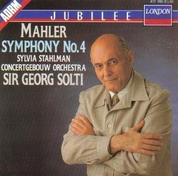 Mahler Solti Concertgebouw Orchestra Sylvia Stahlm/Mahler: Symphony 4