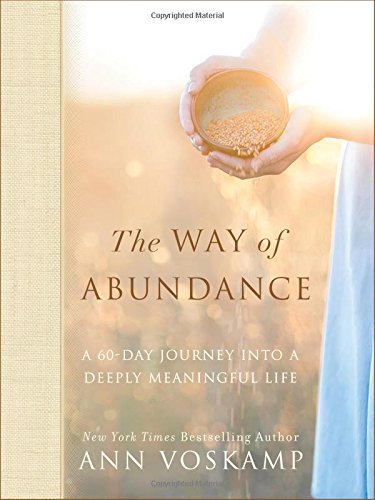 Ann Voskamp/The Way of Abundance@ A 60-Day Journey Into a Deeply Meaningful Life