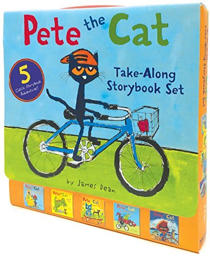 James Dean/Pete the Cat Take-Along Storybook Set@ A Box of 5 Books