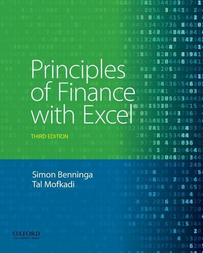 Simon Benninga Principles Of Finance With Excel 0003 Edition; 