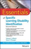 Vincent C. Alfonso Essentials Of Specific Learning Disability Identif 0002 Edition; 