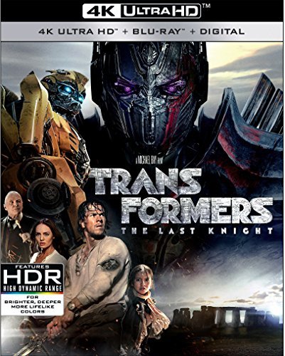 Transformers: The Last Knight (2017)/Mark Wahlberg, Anthony Hokins, and Peter Cullen@PG-13@4K Ultra HD + Blu-ray