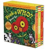 Nina Laden Peek A Who? Boxed Set (children's Animal Books Board Books For Kids) 