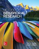 Scott Bates Methods In Behavioral Research 0013 Edition; 