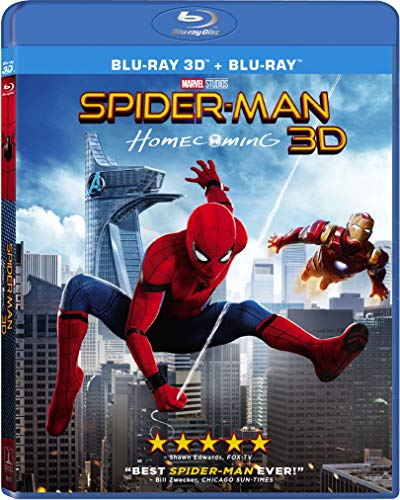 Spider-Man: Homecoming (2017)/Holland/Keaton/Favreau@Blu-ray 3D + Blu-ray@PG13