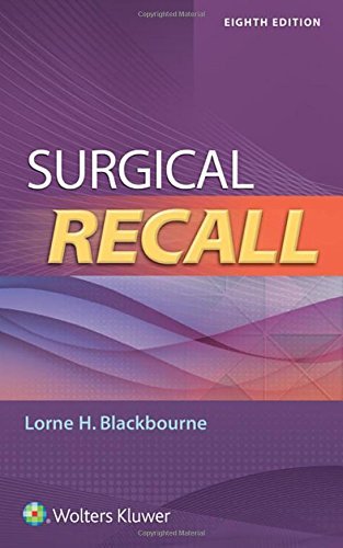 Lorne Blackbourne Surgical Recall 0008 Edition; 