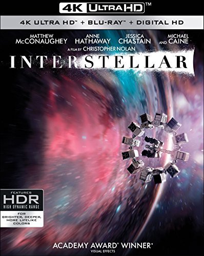 Interstellar/McConaughey/Hathaway/Caine/Chastain@4KUHD@PG13