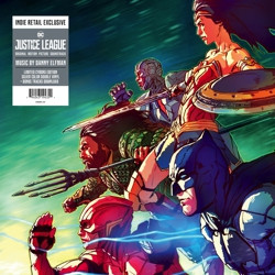 Justice League Music From The Motion Picture/soundtrack (silver vinyl)@Danny Elfman@2lp In Gatefold. Limited Cyborg Edition Silver Col