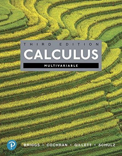 William Briggs Calculus Multivariable 0003 Edition; 