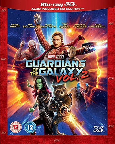 Chris Pratt Zoe Saldana Dave Bautista Vin Diesel B/Guardians Of The Galaxy Vol 2 (3d Blu-Ray/2d Blu-R