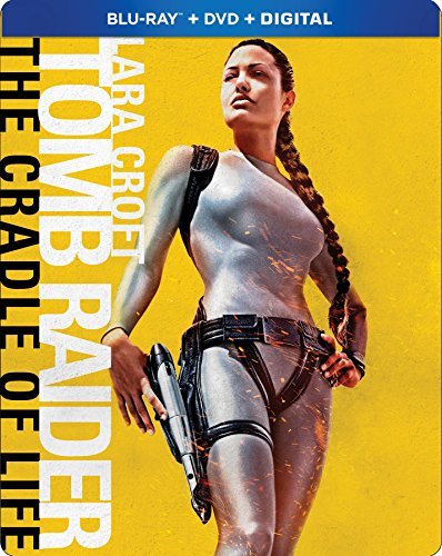 Lara Croft Tomb Raider: Cradle of Life/Jolie/Butler/Hounsou@Blu-Ray@PG13/Steelbook