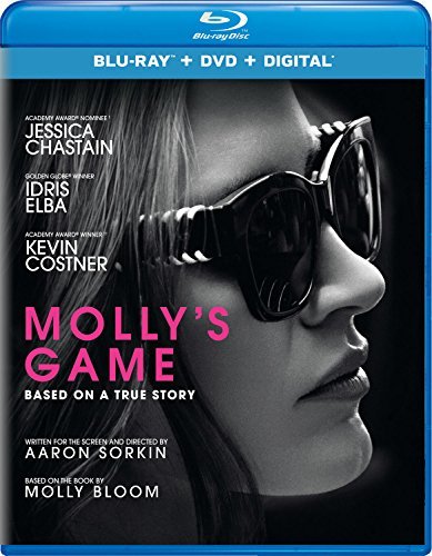Molly's Game/Chastain/Elba/Costner@Blu-Ray/DVD/DC@R