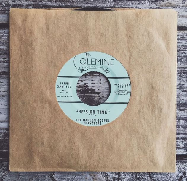 The Harlem Gospel Travelers/He's On Time b/w Wash Me, Lord
