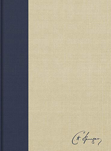 Alistair Begg Kjv Spurgeon Study Bible Navy Tan Cloth Over Boar 