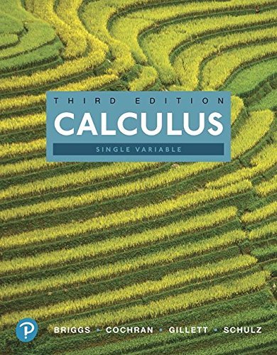 William Briggs Single Variable Calculus 0003 Edition; 