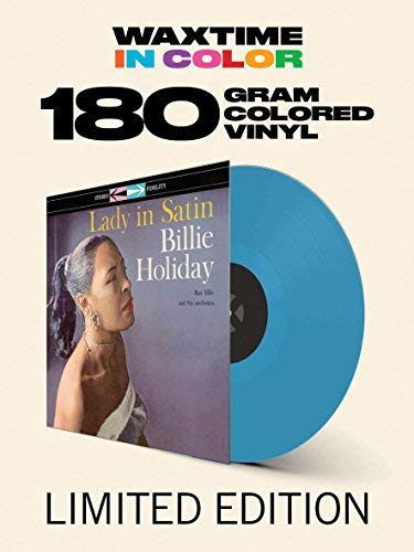 Billie Holiday/Lady In Satin (Solid Blue)@Solid Blue Colored Vinyl@LP