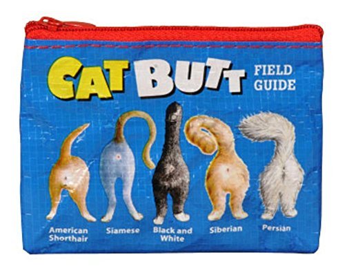 Blue Q Coin Purse Cat Butts
