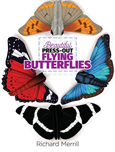 Richard Merrill Beautiful Press Out Flying Butterflies 