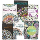 Adult Coloring Book Mandalas 32pg 6 Asst In Pdq C 