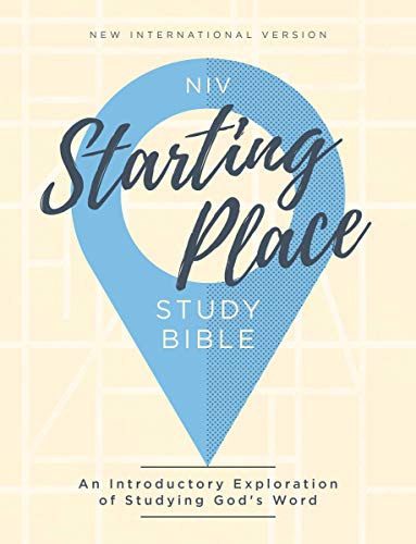 Zondervan Niv Starting Place Study Bible Hardcover Comfor An Introductory Exploration Of Studying God's Wor 