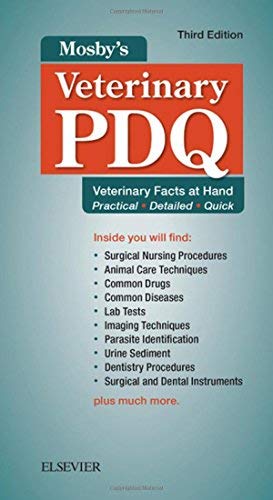 Margi Sirois Mosby's Veterinary Pdq Veterinary Facts At Hand 0003 Edition; 