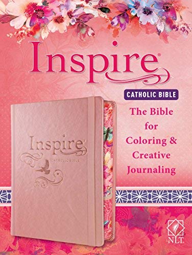 Tyndale Inspire Catholic Bible Nlt The Bible For Coloring & Creative Journaling Large Print 