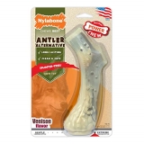 Nylabone DuraChew Venison Flavored Nylon Antler Dog Chew Toy