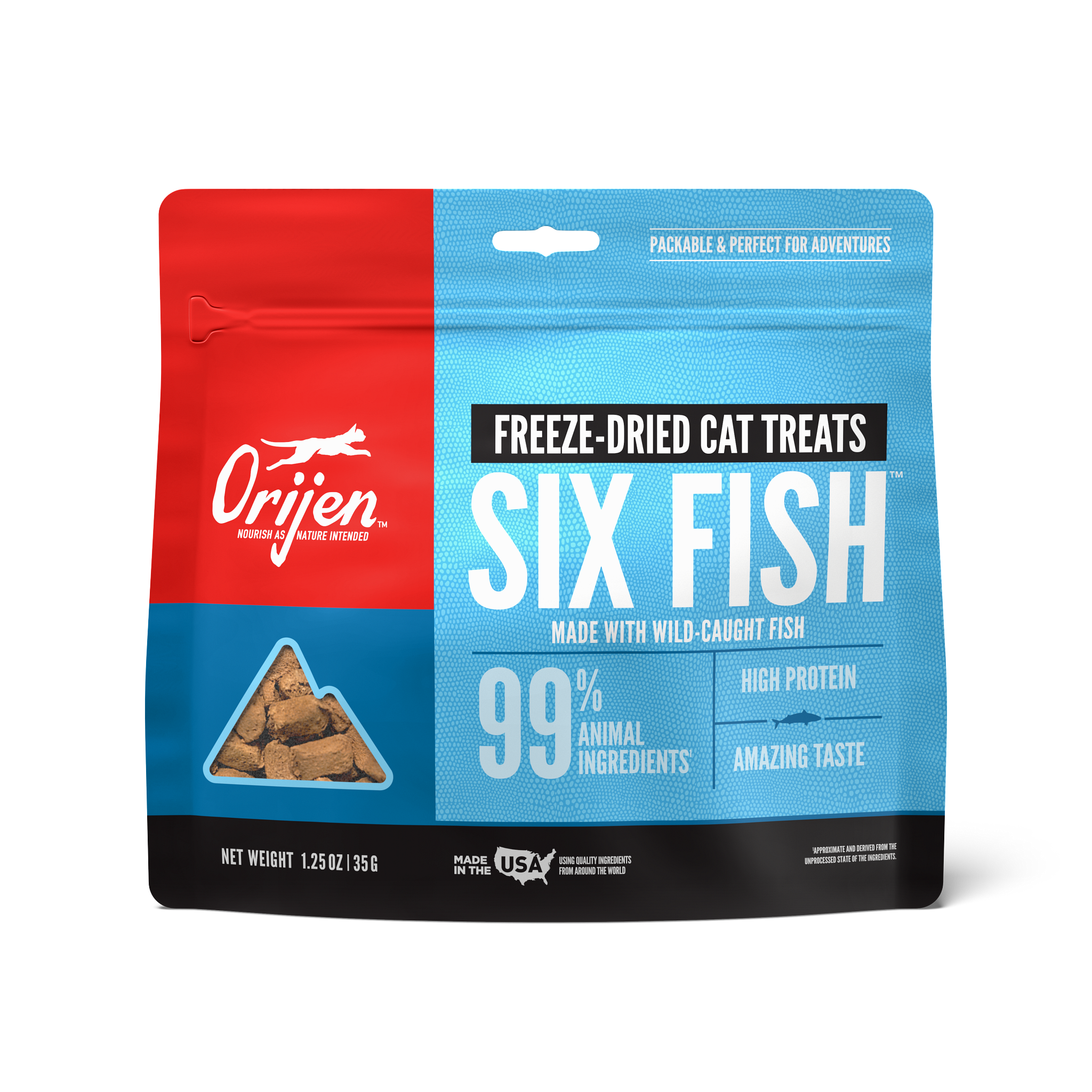ORIJEN Six Fish Freeze Dried Cat Treats
