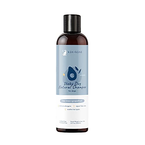 Kin + Kind Itchy Dog Natural Shampoo for Dogs-Tea Tree + Grapefruit