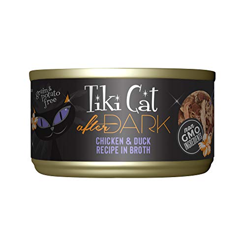 Tiki Cat® After Dark™ Chicken & Duck Recipe in Broth