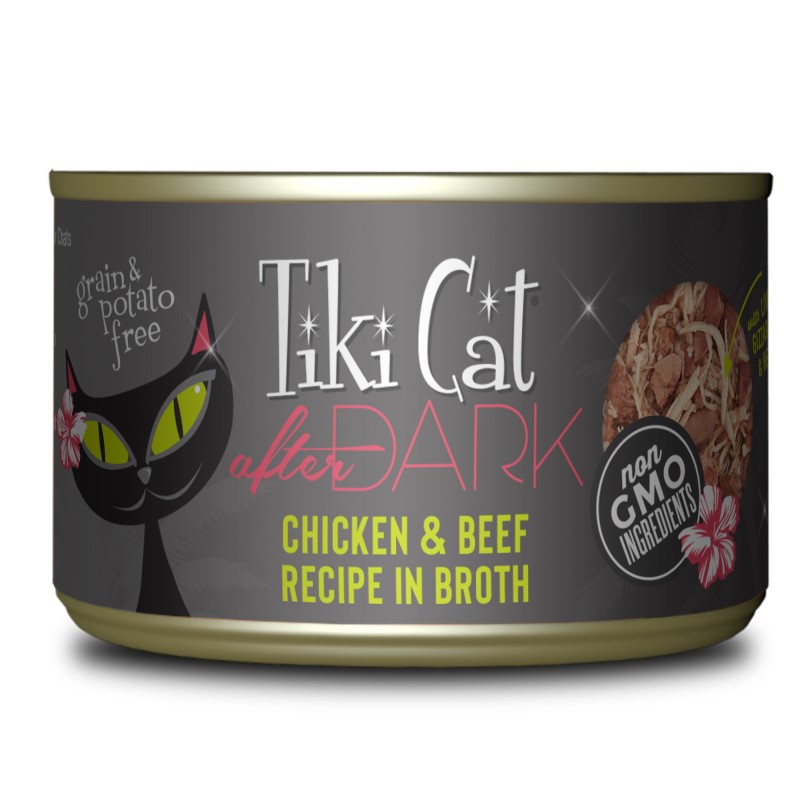 Tiki Cat® After Dark™ Chicken & Beef Recipe in Broth