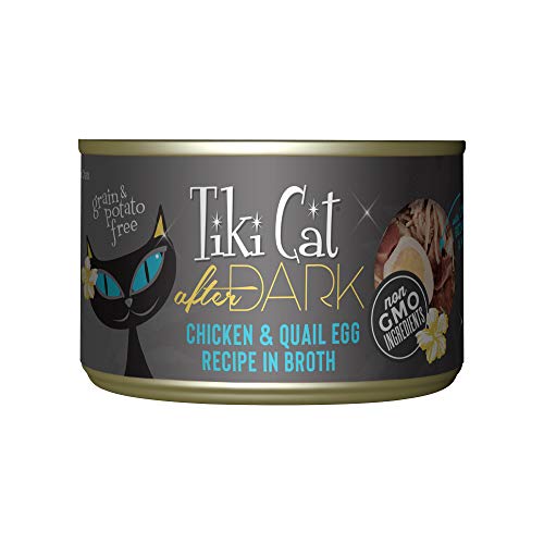 Tiki Cat® After Dark™ Chicken & Quail Egg Recipe in Broth