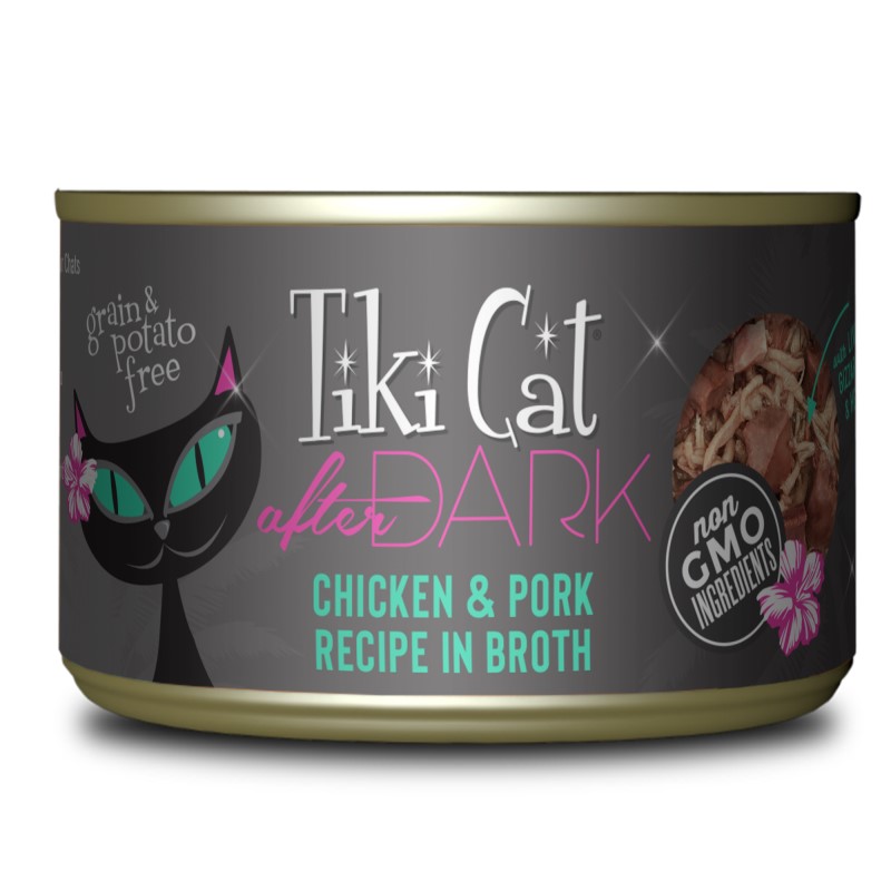 Tiki Cat® After Dark™ Chicken & Pork Recipe in Broth