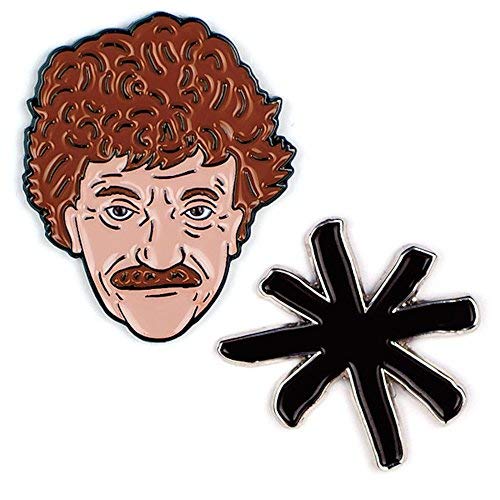 Enamel Pin Set/Kurt Vonnegut + Asterisk