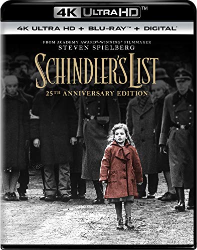 Schindler's List/Neeson/Fiennes/Kingsley@4KHD@25th Anniversary Edition/R