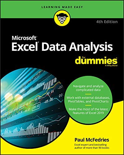 Paul Mcfedries Excel Data Analysis For Dummies 0004 Edition; 