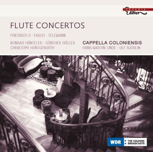 Telemann/Fasch/Friedrich Ii/Flute Concertos@Hunteler/Holler/Hucke/&