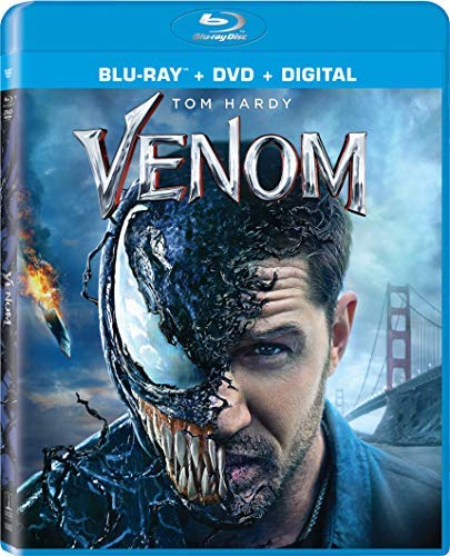 Venom (2018)/Tom Hardy, Michelle Williams, and Riz Ahmed@PG-13@Blu-ray + DVD