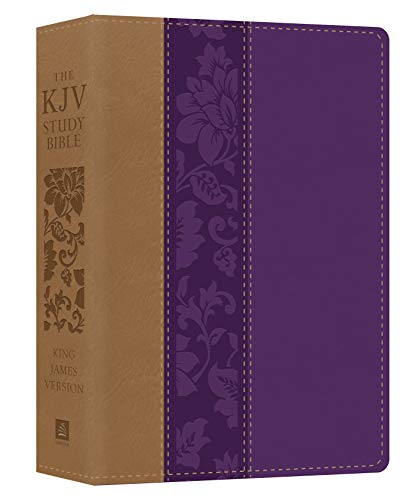 Christopher D. Hudson The Kjv Study Bible Large Print [violet Floret] Large Print 