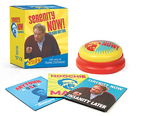 Jerry Stiller/Seinfeld@Serenity Now! Talking Button: Featuring the Voice of Frank Costanza!