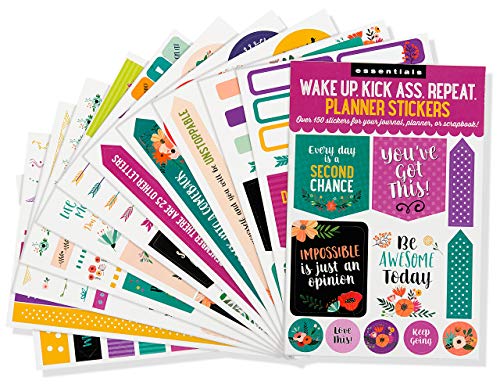 Inc Peter Pauper Press/Planner Stickers Wake Up Kick Ass