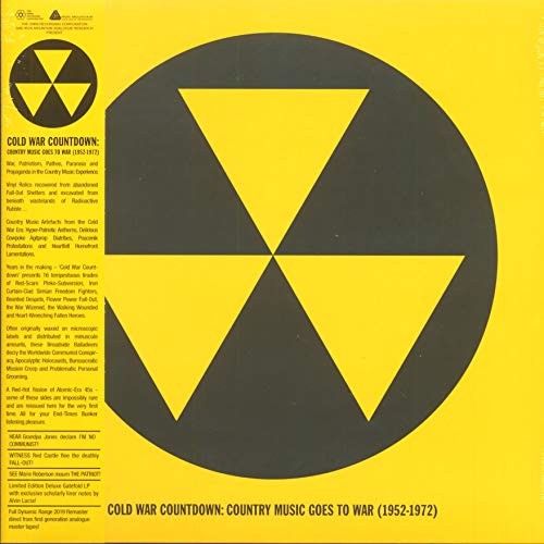Cold War Countdown/Country Music Goes To War (1952-1972)@Half pressed on Yellow-Cake vinyl, half Nuclear Winter Black@RSD 2019/Ltd. to 500