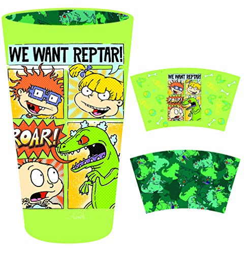 Pint Glass/Rugrats Squares Inisde