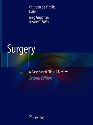 Christian De Virgilio Surgery A Case Based Clinical Review 0002 Edition;2020 