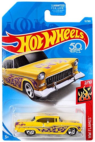 Hot Wheels/HW Flames - '55 Chevy@2018 12/365@50th Anniversary