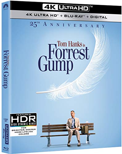 Forrest Gump/Hanks/Field/Wright/Williamson@4KHD@PG13/25th Anniversary Edition