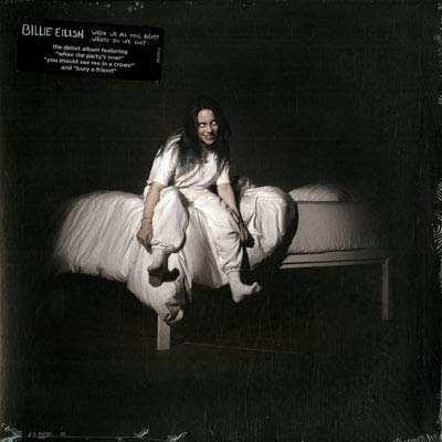 Billie Eilish/When We All Fall Asleep, Where Do We Go? (Glow)@Interscope, 2019. Very good +@Glow in the dark vinyl.