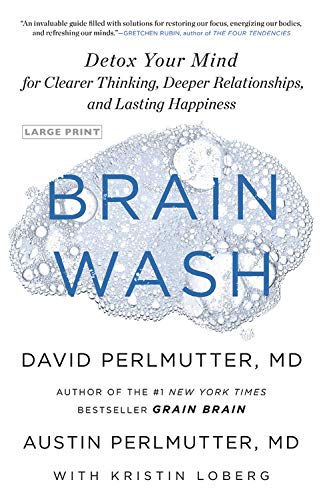 Austin Perlmutter Brain Wash Detox Your Mind For Clearer Thinking Deeper Rela Large Print 